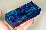 Stabilized box elder burl wood block