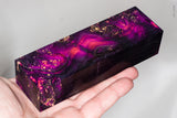 Stabilized box elder burl wood block