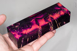 Stabilized box elder burl wood block
