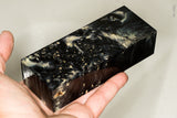Stabilized box elder burl wood block