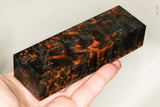 Stabilized masur karelian birch wood block