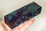 Stabilized masur karelian birch wood block