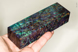 Stabilized masur karelian birch wood block