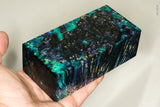 Large stabilized box elder burl wood block