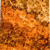 Stabilized wood golden amboyna burl block