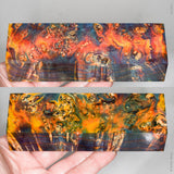 Stabilized box elder burl wood block