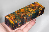 Stabilized box elder burl wood block