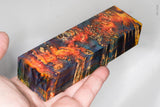 Stabilized box elder burl wood block
