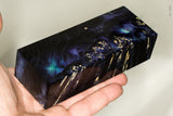 Stabilized box elder burl wood block