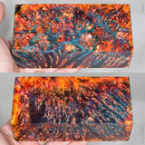 Large stabilized box elder burl wood block