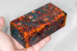 Large stabilized box elder burl wood block