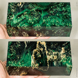 Large stabilized box elder burl wood block