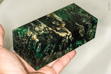 Large stabilized box elder burl wood block