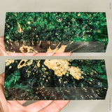 Stabilized box elder burl wood block