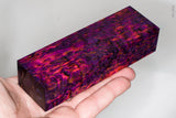 Stabilized masur karelian birch wood block