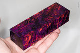 Stabilized masur karelian birch wood block