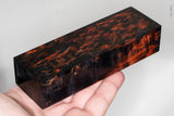 Stabilized masur karelian birch wood block