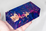 Large stabilized box elder burl wood block