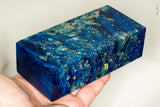 Large stabilized box elder burl wood block