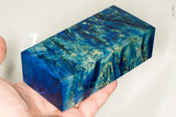 Large stabilized box elder burl wood block