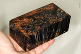 Large stabilized box elder burl wood block