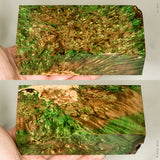 Large stabilized box elder burl wood block