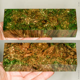 Stabilized box elder burl wood block