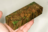 Stabilized box elder burl wood block