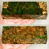 Stabilized box elder burl wood block