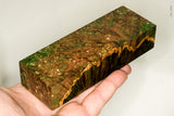 Stabilized box elder burl wood block