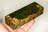 Stabilized box elder burl wood block