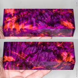Stabilized curly cottonwood block