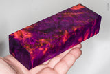 Stabilized curly cottonwood block