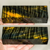 Stabilized curly cottonwood block