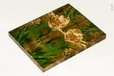 Stabilized box elder burl wood scales