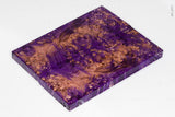 Stabilized box elder burl wood scales