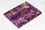 Stabilized box elder burl wood scales