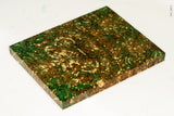 Stabilized box elder burl wood scales