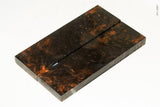 Stabilized box elder burl wood scales