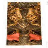 Stabilized oak burl wood scales