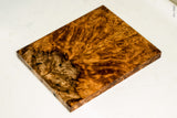 Stabilized golden amboyna burl wood scales