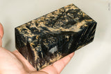 Large stabilized box elder burl wood block