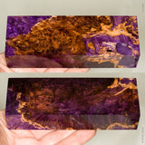 Stabilized box elder burl wood block