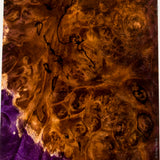 Stabilized box elder burl wood block
