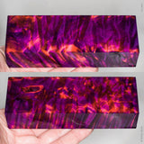 Stabilized curly cottonwood block