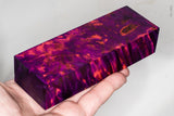 Stabilized curly cottonwood block