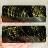 Stabilized curly cottonwood block