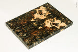 Stabilized box elder burl wood scales