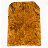 Stabilized black locust burl wood scales