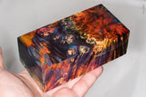 Large stabilized box elder burl wood block